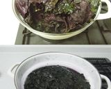 A picture of step 4 of Healthy Red Shiso Leaf Juice.