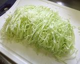 A picture of step 1 of Simple but Addictive Cabbage Okonomiyaki (Savory Pancake).
