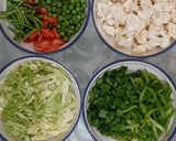 A picture of step 3 of Mixed vegetables.
