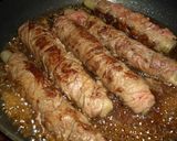 A picture of step 7 of Beef Wrapped Burdock.