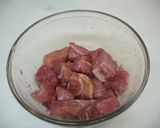 A picture of step 1 of Easy Sweet n' Sour Pork.