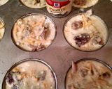 A picture of step 4 of Leftover Turkey n Stuffin' Muffin.