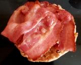 A picture of step 5 of My Bacon,Tom,Cheese+Poached Egg Muffin 🥰#Breakfast.