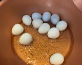 Hình bước làm 1 của món Chả Cá, Trứng Cút Chiên Sốt Cà Chua Chấm Rau Sống