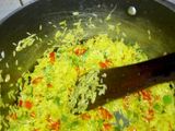 Vegetable turmeric rice