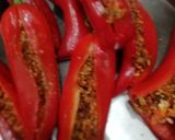 A picture of step 4 of Stuffed Red Chilli Pickle.