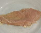 A picture of step 1 of Pepperoni and Cheese Stuffed Chicken Breasts.