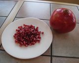 A picture of step 1 of Sautéed Chicken with Pomegranate and Balsamic Vinegar Sauce.