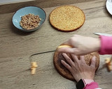 Foto del paso 6 de la receta: Tarta de zanahoria cubierta de crema y nueces (carrot cake)