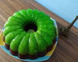 Foto langkah ke 7 dari resep Puding Pandan Lumut Tiramisu.