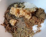 A picture of step 1 of Gyro Spices.