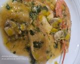 Foto del paso 9 de la receta: Pez espada en salsa picante verde con champiñones y gamba