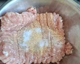 A picture of step 1 of Chicken Meatball Soup.