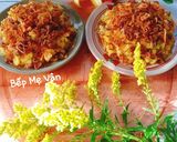 Hình bước làm 9 của món Xôi nghệ chim cút thịt gà