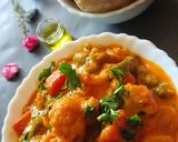 A picture of step 5 of Veg Korma.