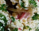 Foto langkah ke 7 dari resep Fusilli Carbonara.