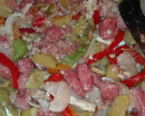 Foto del paso 2 de la receta: Pizza mixta picantita