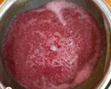 A picture of step 2 of Mulberry mint cooler.