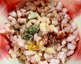 A picture of step 1 of Prawn Moons.