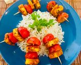 A picture of step 7 of Spicy and Tangy Cherry Tomato-Paneer Tasty Bites😋.