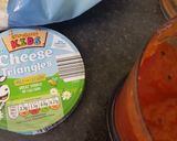 A picture of step 2 of Cheese layered pasta bake.