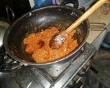A picture of step 4 of Gajar ka halwa,, yammy and healthy.