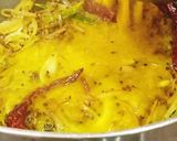 A picture of step 3 of Bengali Style Masoor Dal.