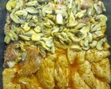 Gombás rakott húsok recept fázis 2 fotója