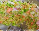 A picture of step 1 of Sooji besan mix veg chila recipe.