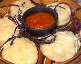 A picture of step 1 of Chicken Momo.