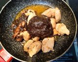 A picture of step 6 of Smokey dates chicken.