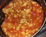 A picture of step 5 of Chole Aloo ki Chaat.