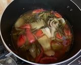 Hình bước làm 3 của món Cá chép om dưa