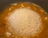 A picture of step 5 of Jambalaya.