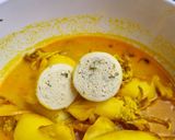 Foto langkah ke 3 dari resep Gulai sotong isi tahu telur.