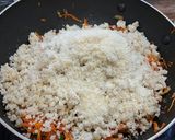 A picture of step 5 of Little Millet Carrot Rice.