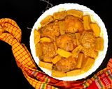 কাঁচা কলা ও আলু দিয়ে রুই মাছের ঝোল রেসিপির ধাপ 2 ছবি