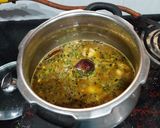 A picture of step 3 of Sambharia Khichdi.