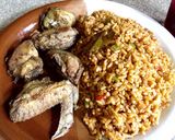 A picture of step 10 of RedGreen Jollof Rice.