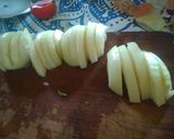 A picture of step 2 of Zucchini e cipolla.