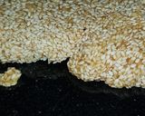 A picture of step 4 of Til ki chikki.