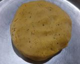 A picture of step 2 of Chakli (murrukku).