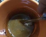 A picture of step 2 of Hand beaten cappuccino coffee.