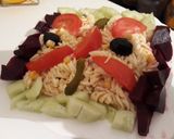 صورة لخطوة 6 من وصفة سلاطة المعكرونة 🥗🥗