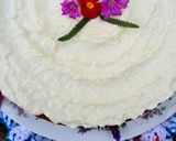 Foto del paso 5 de la receta: Torta integral de zanahoria con cubierta de queso crema y coco💜