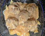 A picture of step 10 of Easy Meatball, Mushroom pasta.