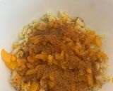 Foto del paso 3 de la receta: Canelones de pavo y zanahoria en vaporera eléctrica + postre de manzana y melocotón