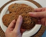 Φωτογραφία βήματος 4 της συνταγής Cookies βρώμης με σοκολάτα και cranberries