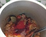 A picture of step 6 of Mutton with Guar Beans.