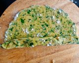 A picture of step 4 of Bathua Lachcha Paratha.